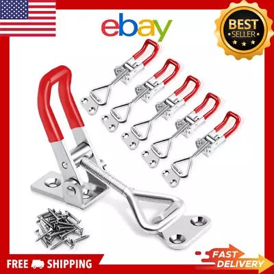 6Pack Toggle Latch Clamp 4001 Adjustable Toggle Smoke Heavy Duty Toggle Latches • $9.98