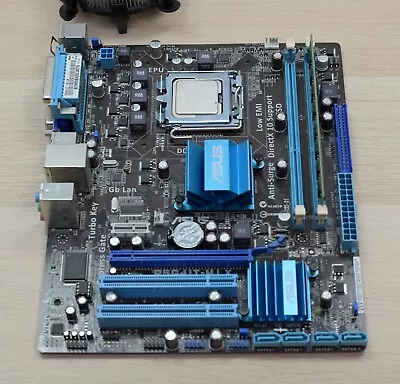 Asus Motherboard P5G41T-M LX + CPU And RAM Memory COMBO *Has Parallel Port* • $74.99