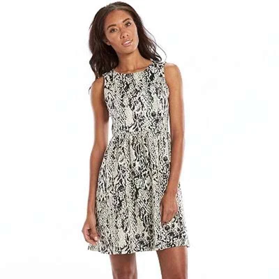 $15 • Buy APT9 Animal Print Fit And Flare Sleeveless Dress | Size Large