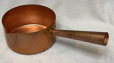 Mauviel Copper 1.9 Qt Sauce Pan Sugar Pot With Handle French • $124.95