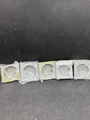 $6.99 • Buy Lot Of 5 Candy Cream Cheese Mint Grey Rubber Molds MUSHROOM Shape NEW