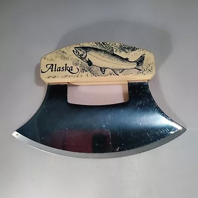 Vintage Alaska Ulu Fish Knife Cutter. Fish Decals • $8.95