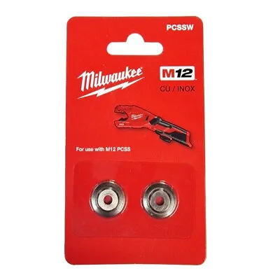 Milwaukee 4932479243 M12PCSS 12V Stainless (Inox) Pipe Cutter Cutting Wheels 2pk • £24.95