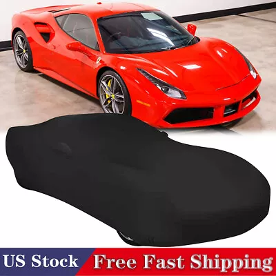 Indoor Car Cover Stain Stretch Dustproof Black For 2013-2021 Subaru WRX STI • $92.09