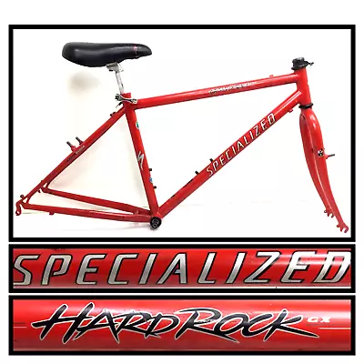VTG Specialized HardRock GX Mountain Bike Frame Set 17  CRMO 26” MTB Red • $105