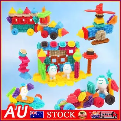 Bristle Shape Blocks Build And Play Fun Bricks Set For Boys Girls (82pcs) • $23.99