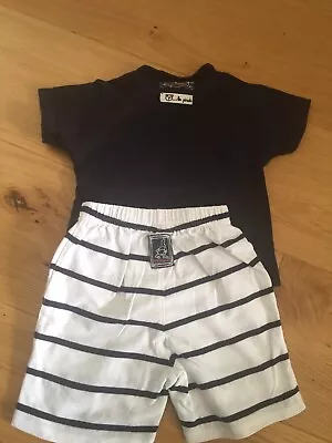 Mini Man  By New Man Designer RomperAnd T Shirt Set Age 6 Months  • £12