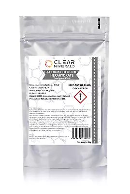 1kg Calcium Chloride Food Grade Hexahydrate Cheese Making • £8.97