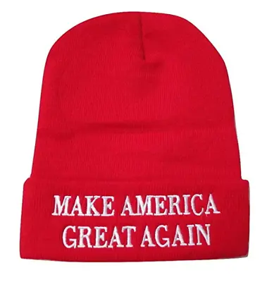 Make America Great Again MAGA Donald Trump Knit Skull Cap Hat Beanie • $9.99