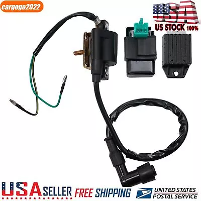 Ignition Coil & CDI Box & Rectifier Regulator For Motorcycle Bike Scooter Parts • $17.80