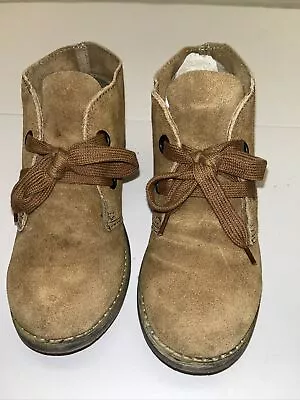 Lace Up Boots Woman’s Blowfish Malibu  Flat Shoes Brown Suede Size 6 New • $18