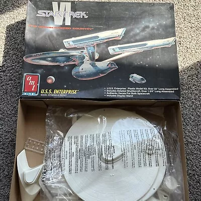 Star Trek VI The Undiscovered Country U.S.S Enterprise 1992 AMT/ERTL Model Kit • $18.95