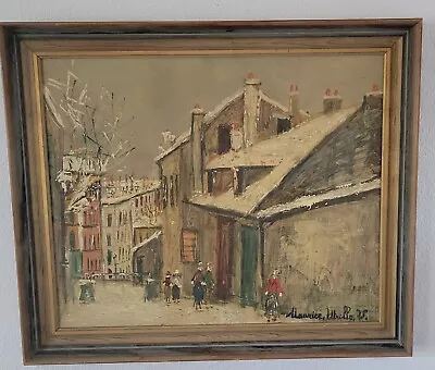 Maurice Utrillo (1883-1955) 'enhanced' Lithograph Print Framed  Maison Mime  • $799