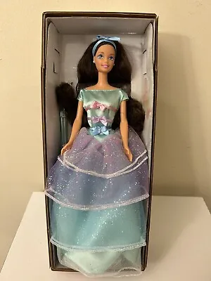 NIB Spring Tea Party Barbie Doll Brown Hair Avon 1997 Mattel #18656 Accessories • $21.04