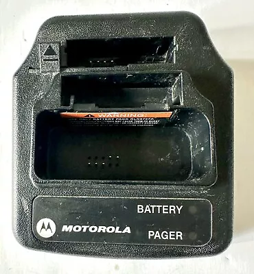 Motorola Minitor V Radio Pager RLN5703B Single Battery Charger Docking NO AC PWR • $55