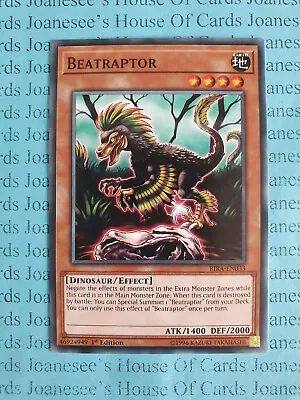 Beatraptor RIRA-EN033 Common Yu-Gi-Oh Card 1st Edition New • £0.99