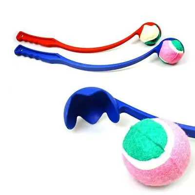 £4.99 • Buy Dog Ball Thrower Launcher 50cm Fetch Retrieve Tennis Chucker Toy Long Throw