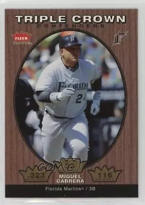 2006 Fleer Tradition Triple Crown Contenders Miguel Cabrera #TC-10 • $2.84