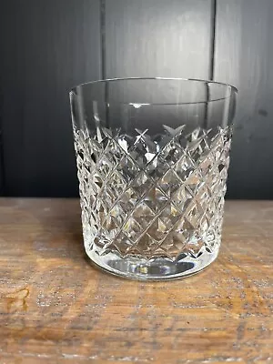 Vintage Waterford Crystal Glass Alana Whisky Tumbler 8.5cm 260 ML Signed 300g • £10