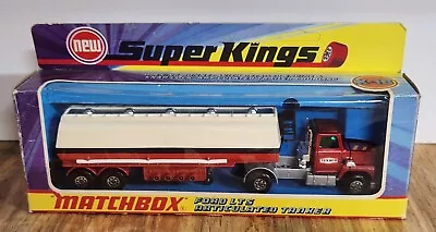 Matchbox Lesney K-16 SUPER KINGS TEXACO Tanker VARIATION / BOXED - BEAUTIFUL!! • $93