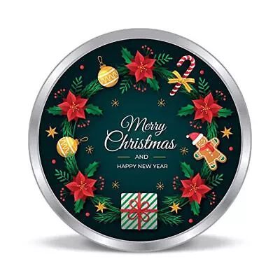 BIS Hallmarked Merry Christmas 999 Pure Silver Coin 20 Gm • $59.96