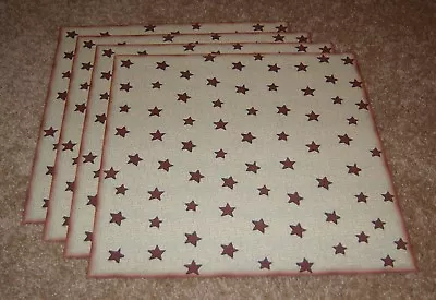 My Mind's Eye Frame-Ups Fun Paper Lot Of Four ~ Patriotic Red Stars Rustic • $2.29