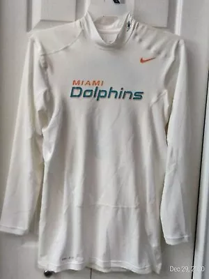 Nike Dri Fit Miami Dolphins Shirt T-Shirt Training Equipment Athletic Fit   4XL • $34.99