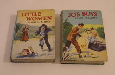 Louisa M Alcott - 2 Hardbacks With Dustjackets Jo's Boys And Little Women • £6.99