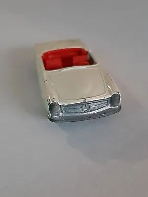 Vintage Matchbox Lesney #27 - White Mercedes 230 SL Beautiful All Original  • $15