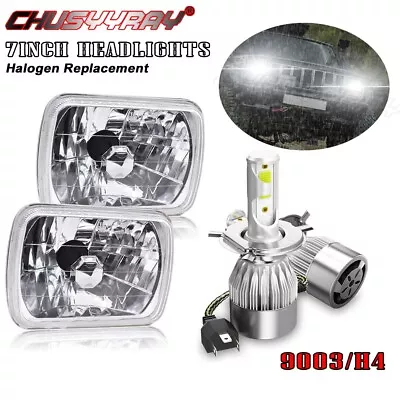 For Sterling Commercial Truck LT9500 7x6  5X7  LED Headlights Sealed Beam W/H4 • $99.99