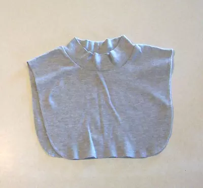 Women's Blair Heather Gray Mock Turtleneck Knit Dickie Top One Size • $5.99