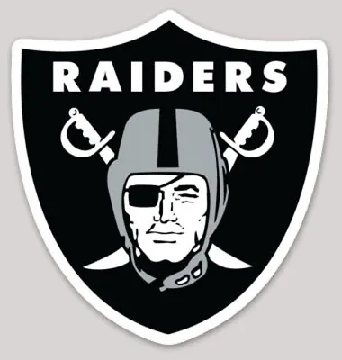 4 Inch Las Vegas Oakland Raiders Logo Vinyl Sticker • $5.99