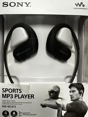 $189 • Buy Sony Walkman NW-WS413 MP3 Player Headphone Earhook Waterproof IPX8