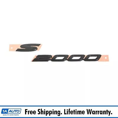 OEM Fender Mounted Black S2000 Logo Emblem Nameplate LH Or RH For Honda S2000 • $73.95