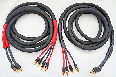 Monster Z2 Reference Audiophile Bi-Wire Speaker Lock Pin Cable 3 Meters 10' 10FT • $149.98