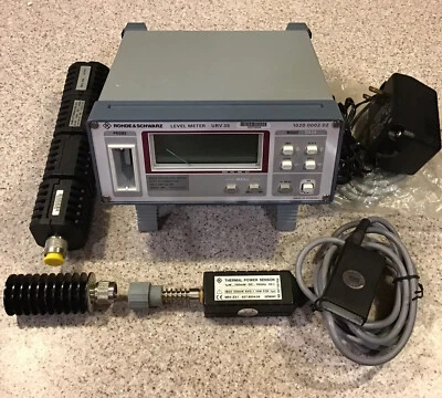 $599.99 • Buy Rohde & Schwarz URV35 Level Meter With NRV-Z51 Probe/Sensor And UZ-56 Attenuator