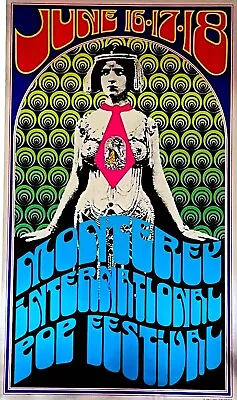 Monterey International Pop Festival 1967 / 1992 Tour Tom Wilkes Poster Nm 2 Mint • $39.99