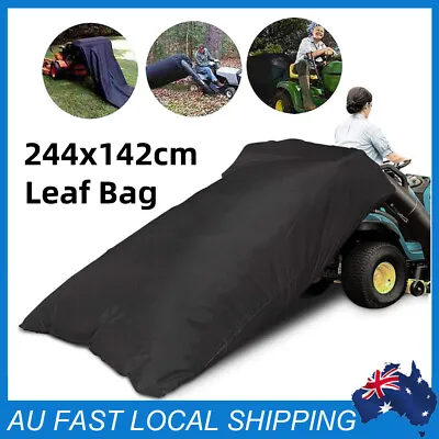 $25.88 • Buy Lawn Tractor Leaf Bag Mower Catcher Riding Grass Sweeper Rubbish Bag 210 D