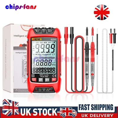 Digital Multimeter Voltmeter Resistance Capacitance Temp Transistor Tester Meter • £20.99