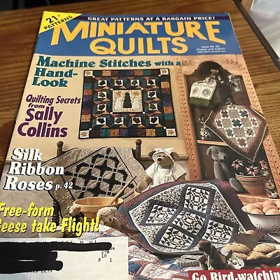 Miniature Quilts Vintage Magazines 2001 21+ Patterns Designs Back Issues #52 • $9.90