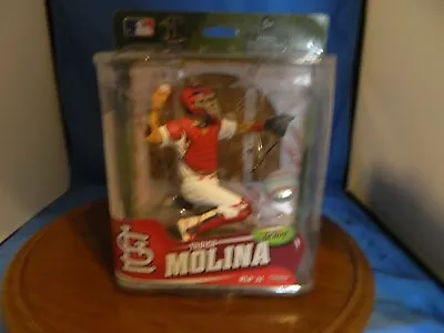 MLB 32 Yadier Molina McFarlane Figure White Jersey St. Louis Cardinals Debut • $39.95