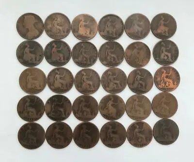 1861-1901 Victoria Penny Choose Your Year Clear Dates Poor Or Better Grade Coins • £4.99