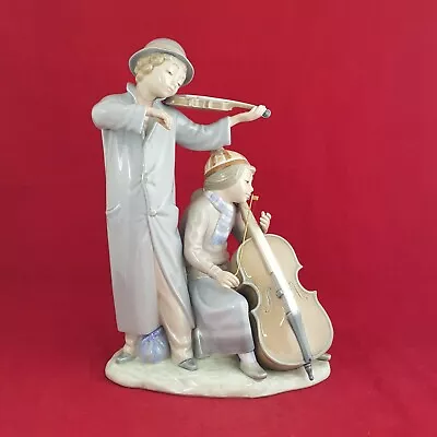 Lladro Nao Figurine Street Musicians 684 (Detached Violin Bow) - 6097 L/N • $217.59