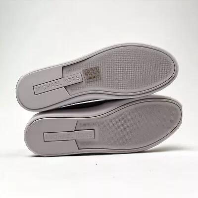 Michael Kors Keaton Slip On Sneaker MK Logo Boerum Double Gore Leather Size 11 • $58.99