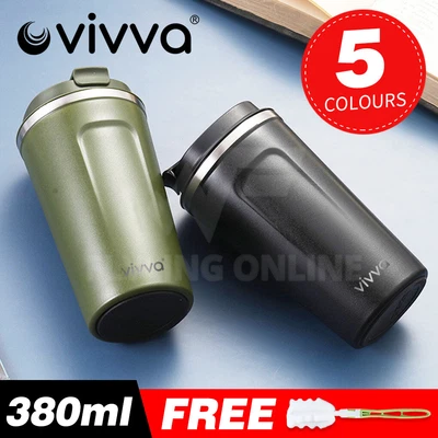 $13.89 • Buy Coffee Mug Travel Cup Stainless Steel Double Wall Leakproof Insulated Reusable