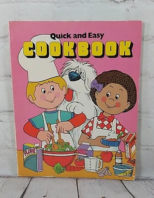 Vintage 1981 QUICK AND EASY COOKBOOK By Robyn Supraner Troll Associates  • $9.99