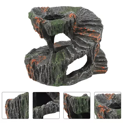 Aquarium Turtle Basking Terrace Reptile Platform Decorations- • $21.89