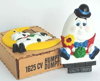 Vintage HOMCO Nursery Rhymes Decor Humpty Dumpty & The Cow Jumped Over The Moon • $16.10