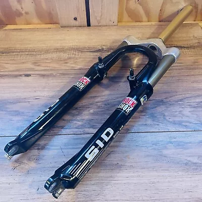 Rock Shox SID XC Dual Air 1 1/8 Threadless MTB Fork V- Brake & Disc Black • $199.99