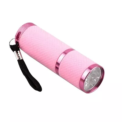 Outdoor   Rubber Coated 9-LED Flashlight Torch F1M35706 • $7.25